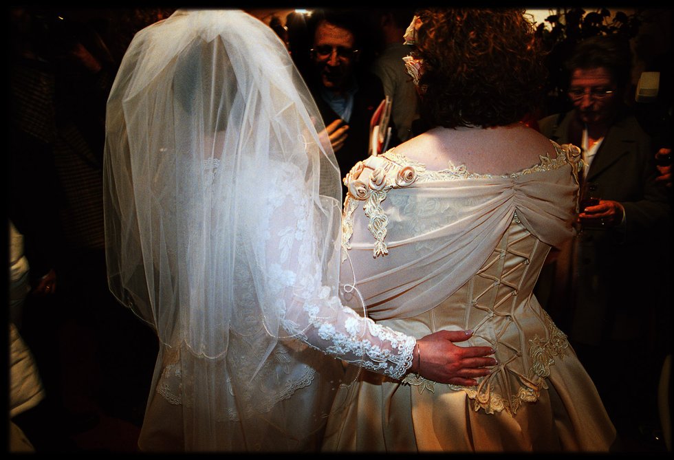 First marriages of couples of the same sex 25 years ago in Amsterdam